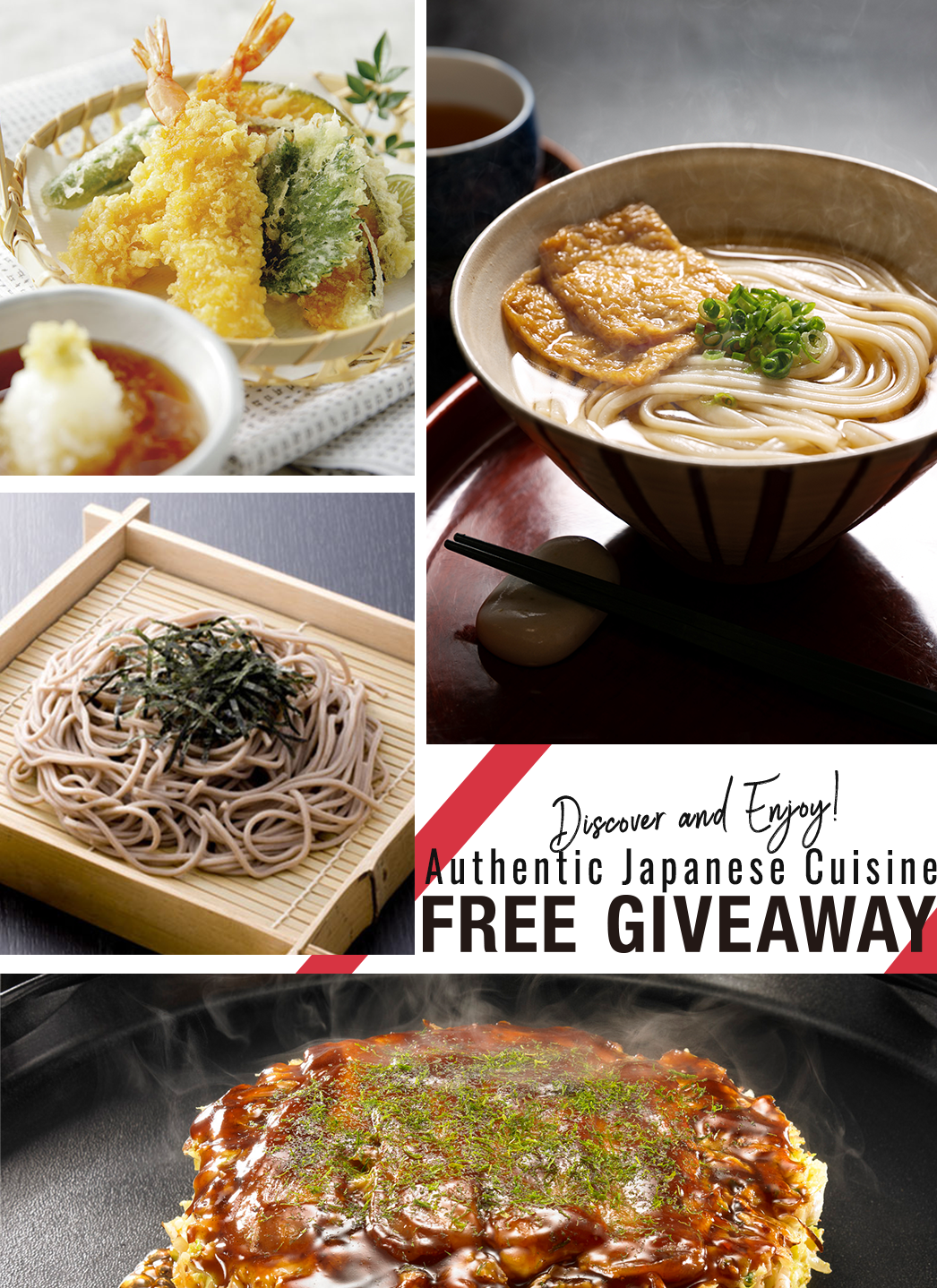Authentic Japanese Cuisine FREE GIVEAWAY